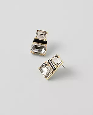 Crystal Statement Stud Earrings | Ann Taylor (US)