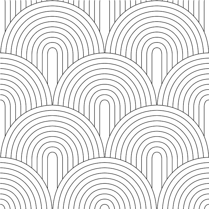 HaokHome 96033 Peel and Stick Wallpaper Abstract Rainbow Black/White Removable contactpaper for H... | Amazon (US)