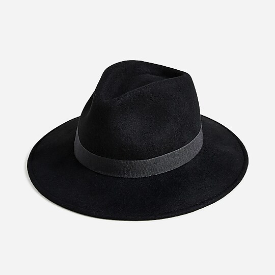 Wool hat with grosgrain ribbon | J. Crew US
