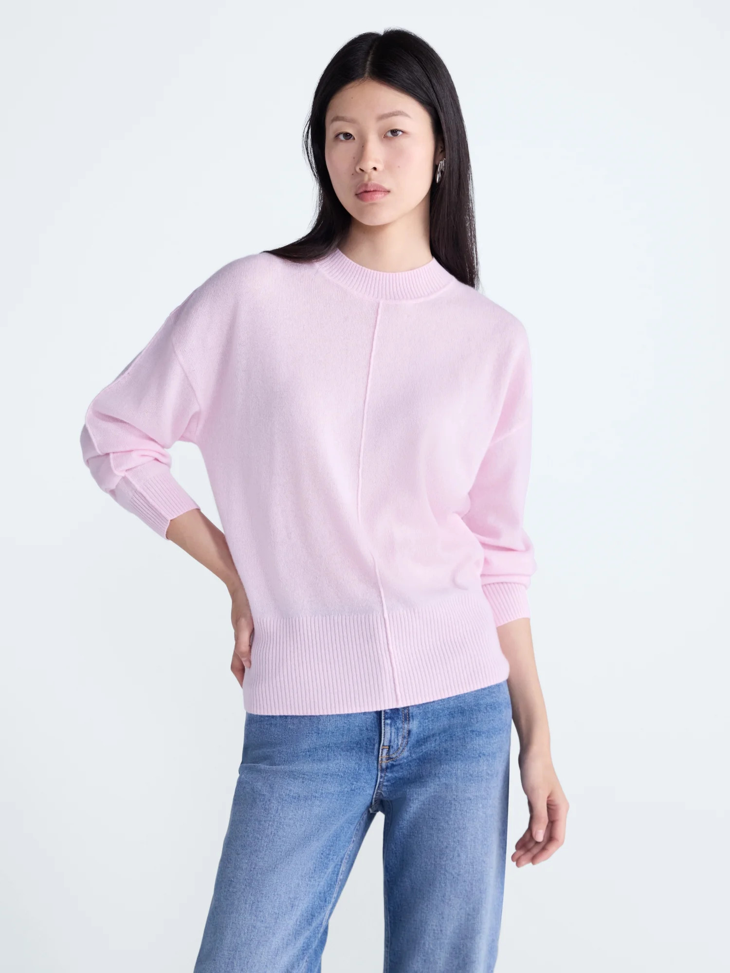 Scoop Women’s Cashmere Wedge Sweater, Lightweight, Sizes XS-XXL - Walmart.com | Walmart (US)