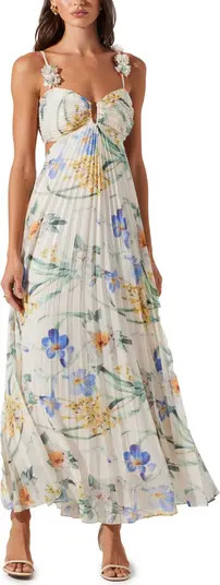 Emese Pleated Maxi Sundress | Nordstrom