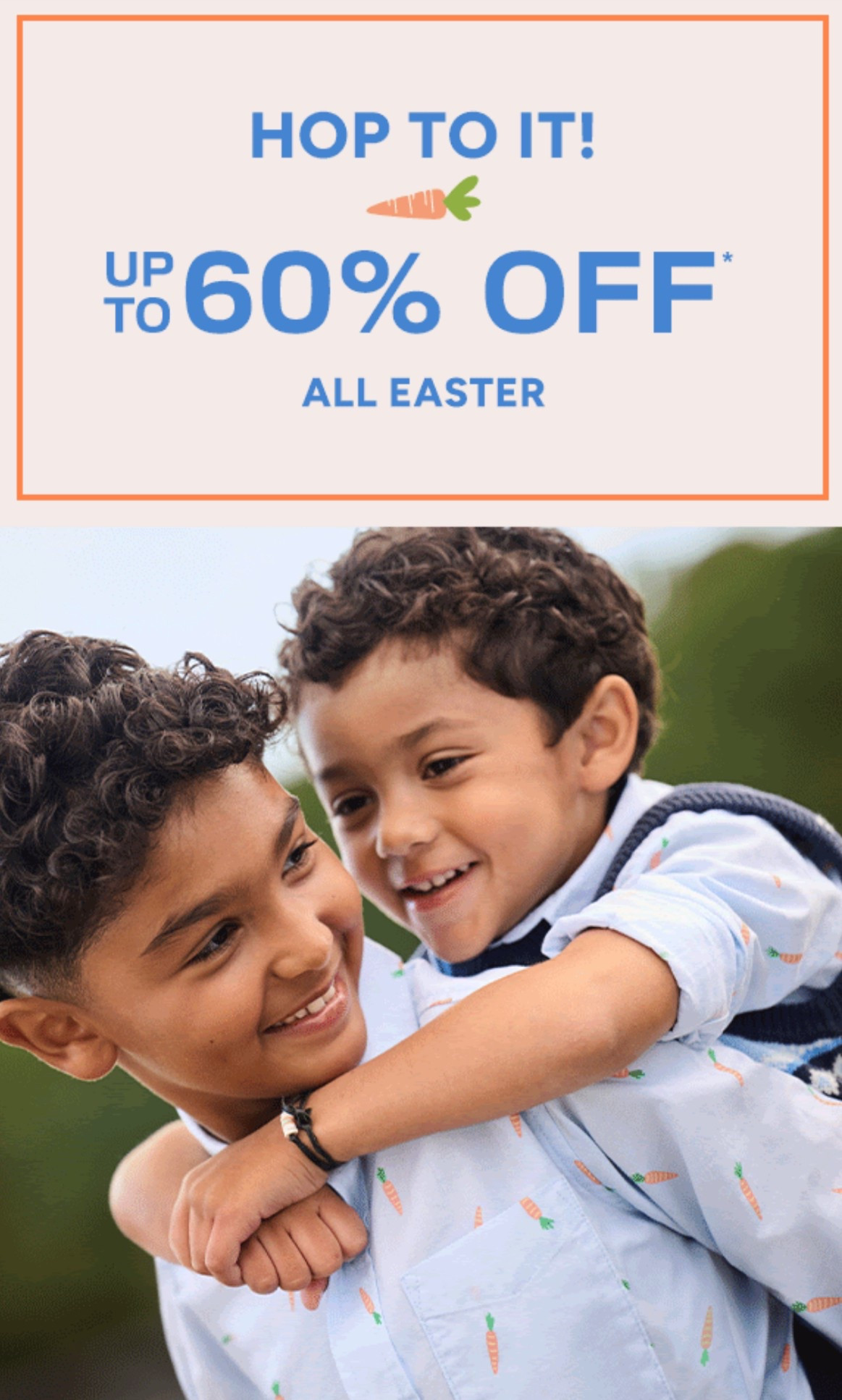 All Easter clothes up to 60% off Use code EXTRA20 to save even more off sale prices 

#LTKKids #LTKSeasonal #LTKFamily