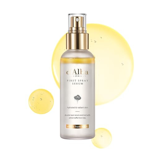d'alba Italian weiß Trüffel First Spray Serum Sprühen Serum, Feuchtigkeitsspendendes-GesichtsSprühen, Tensidfreies, Sprühen für Strahlende Haut, Hautberuhigendes, Vegan, Koreanische Hautpflege (100ml) | Amazon (DE)