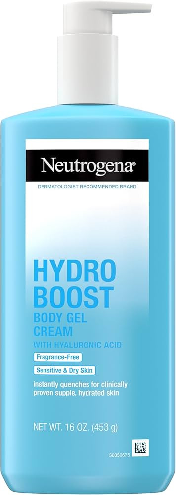Neutrogena Hydro Boost Body Moisturizing Gel Cream with Hyaluronic Acid, Non-Greasy & Fast Absorb... | Amazon (US)