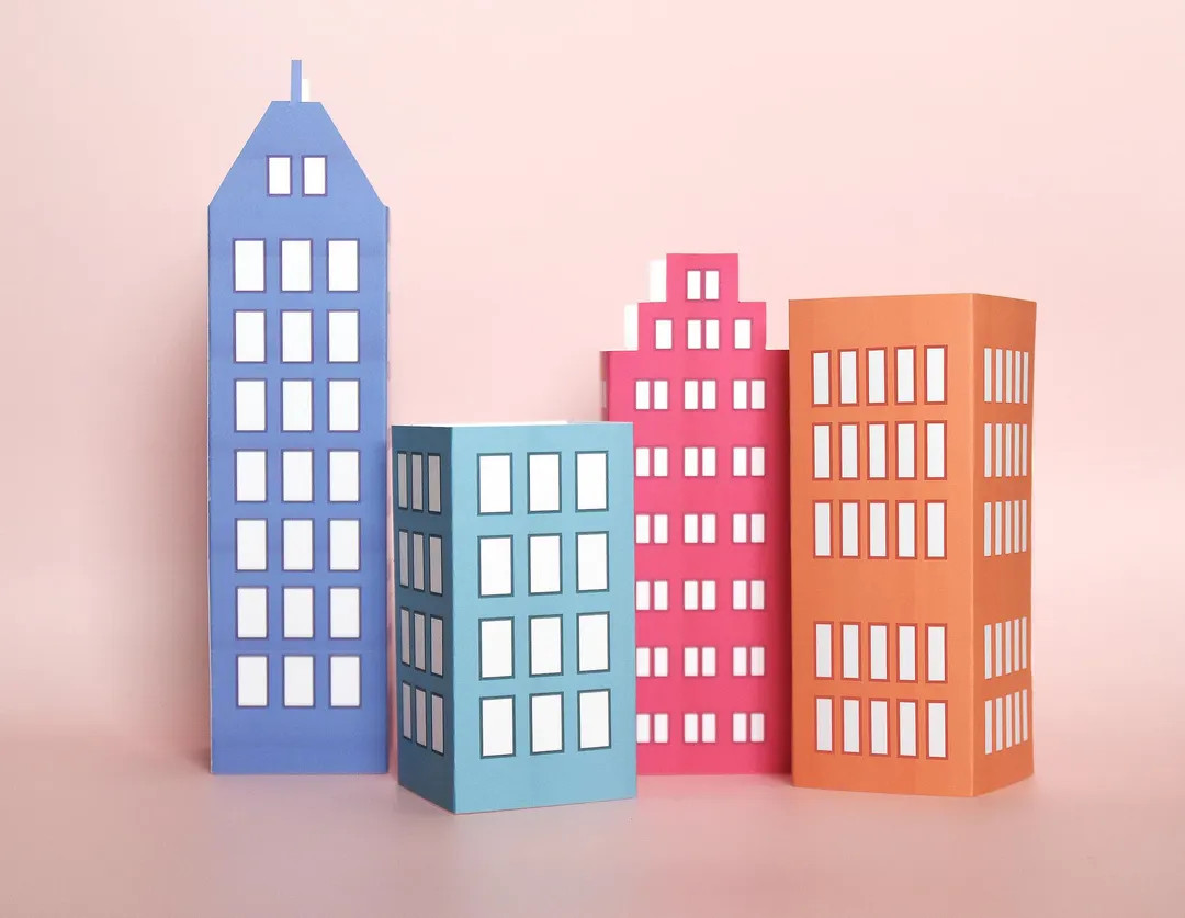 Superhero Cityscape Centerpiece PDF Printable | 3D Skyscraper Set of 4 (digital Download) - Etsy | Etsy (US)