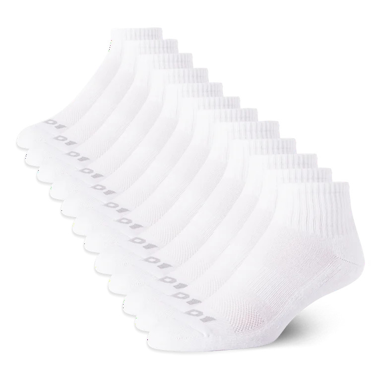 AND1 Men's Socks, Cushion Quarter Socks, 12 Pack | Walmart (US)