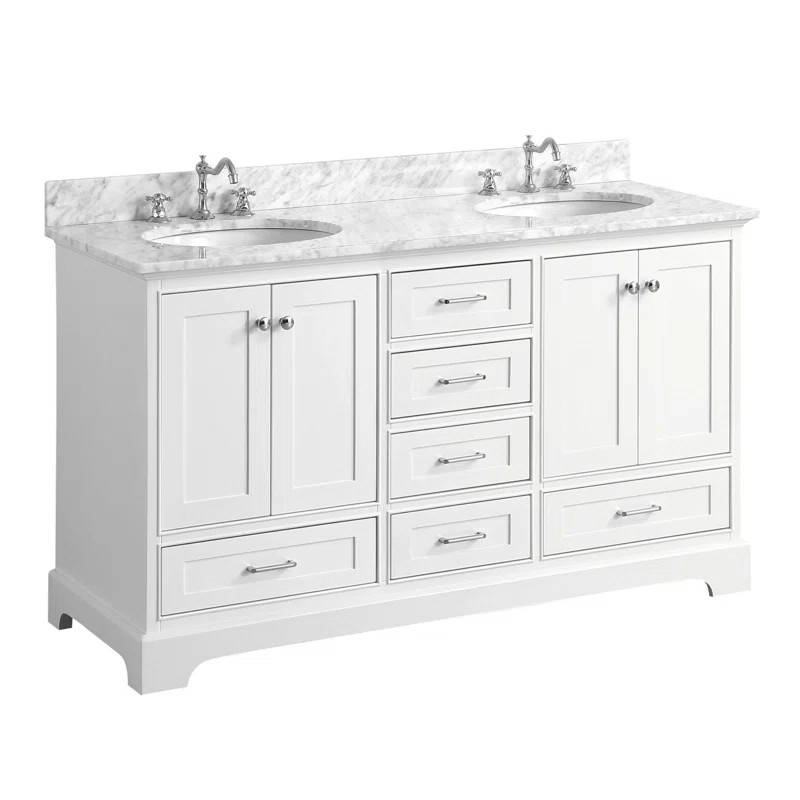 Harper 60" Double Bathroom Vanity Set | Wayfair North America