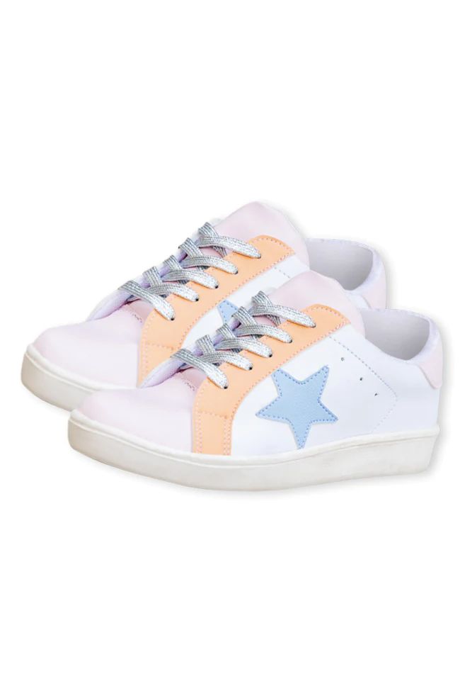 Payson Pastel Colorblock Sneaker | Pink Lily