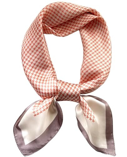 Dailyacc Hair Bandanas Scarf For Women Lightweight Fashion Neck Silk Satin Head Scarves For Sleeping Handbags Scarf/27.5" | Amazon (US)