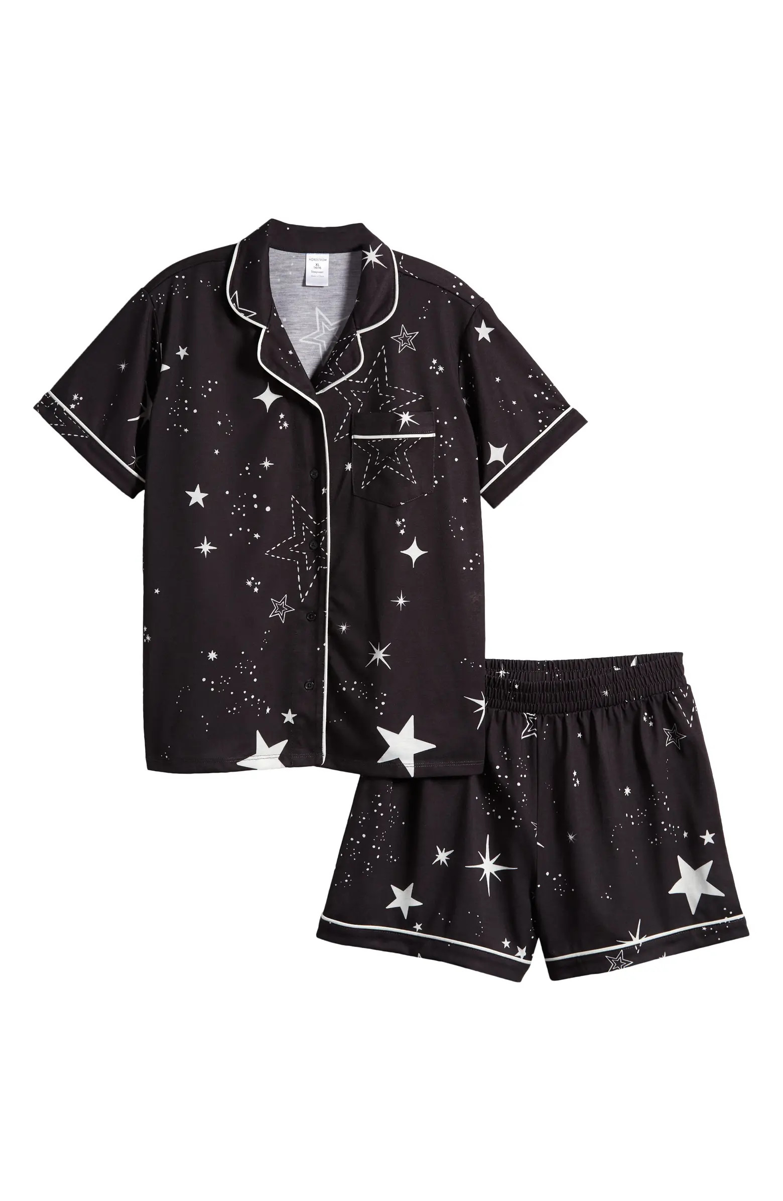 Nordstrom Kids' Print Two-Piece Short Pajamas | Nordstrom | Nordstrom