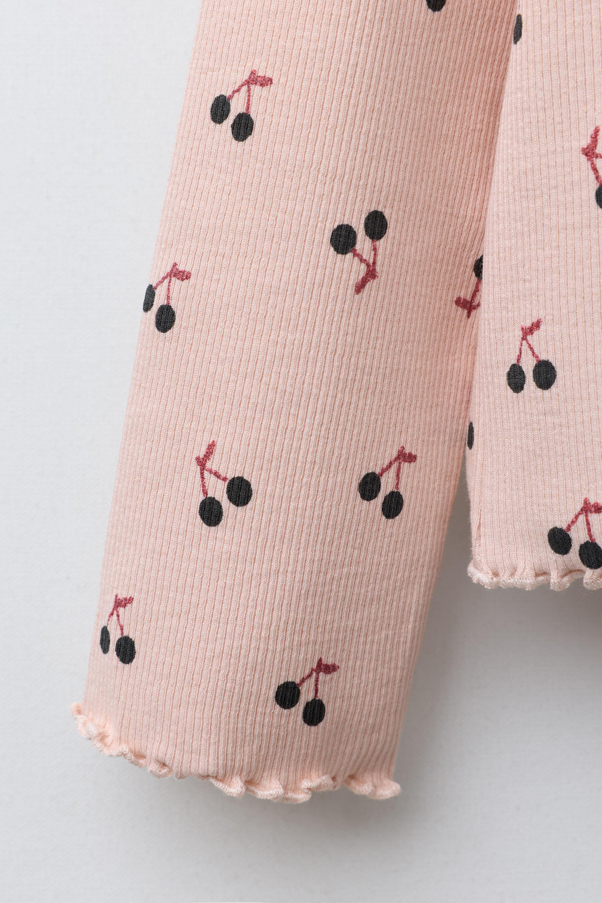 PRINTED RIBBED T-SHIRT | Zara US