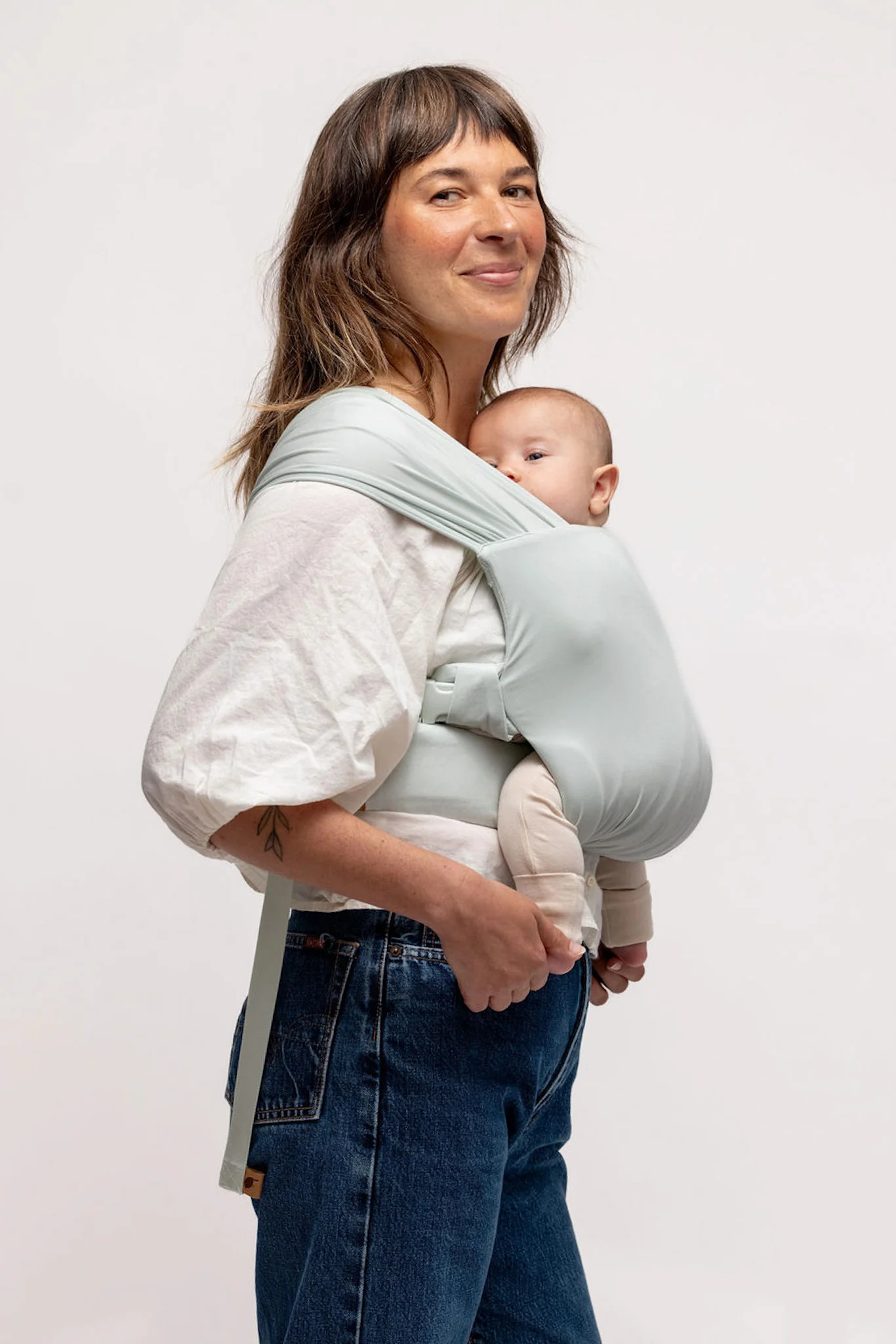 Damson - Aerial Newborn Buckle Wrap | Wildbird