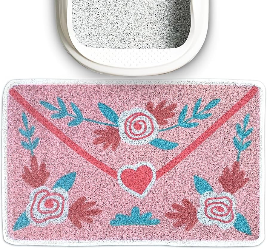Lukamoo® Cute Cat Litter Mat (30’’x20’’), Extra-Large/XL, for Kitty Litter & Cute Cat Li... | Amazon (US)