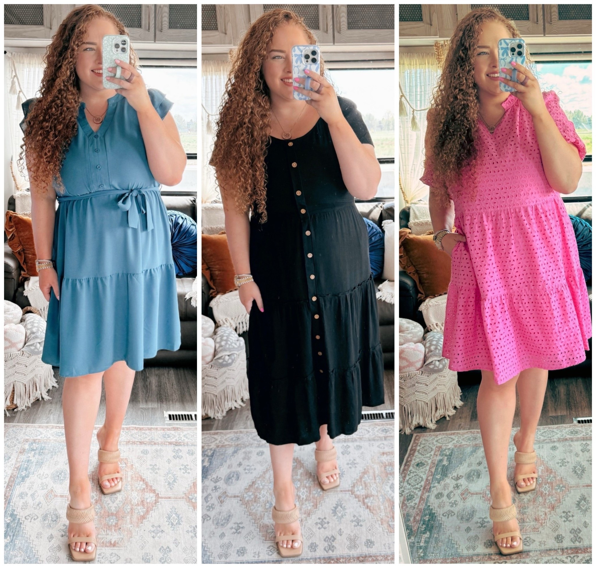 From brunch to date night, Amazon dresses have you covered in style 🌸 Easy, effortless, and always on point 👗🛍️ Your next favorite dress is just a click away✨ pink dress | Amazon pink dress | pink dress | Amazon pink dress | Easter dress | Amazon easter dress | pink Easter dress | Amazon pink dress | Amazon finds | Amazon must haves | Amazon outfit | Amazon look | heels | neutral heels | Amazon heels | Amazon neutral heels | spring dress | spring fashion | Amazon spring dress | Amazon spring fashion | black dress | Amazon black dress | casual black dress | blue dress | Amazon blue dress | blue ruffle dress | spring dresses 

#LTKMidsize #LTKSummerEdit #LTKStyleTip