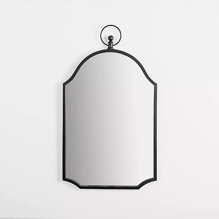 Black Linear Arched Wall Mirror | Kirkland's Home