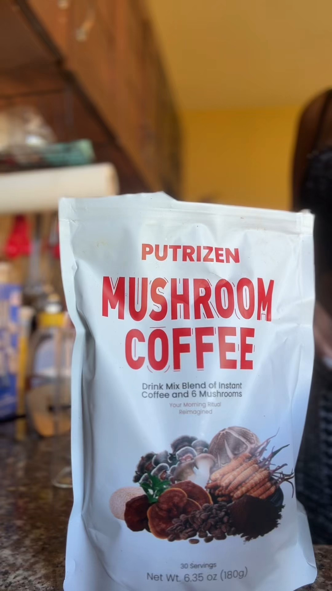 Upgrade your coffee game 👑☕🍄… your brain & body will thank you! #DailyUpgrade #MushroomCoffee