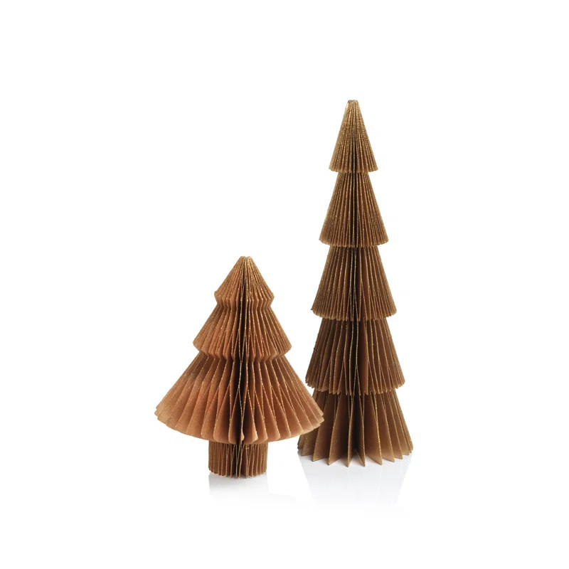 6 Piece Paper Decorative Tabletop Tree Set | Wayfair North America