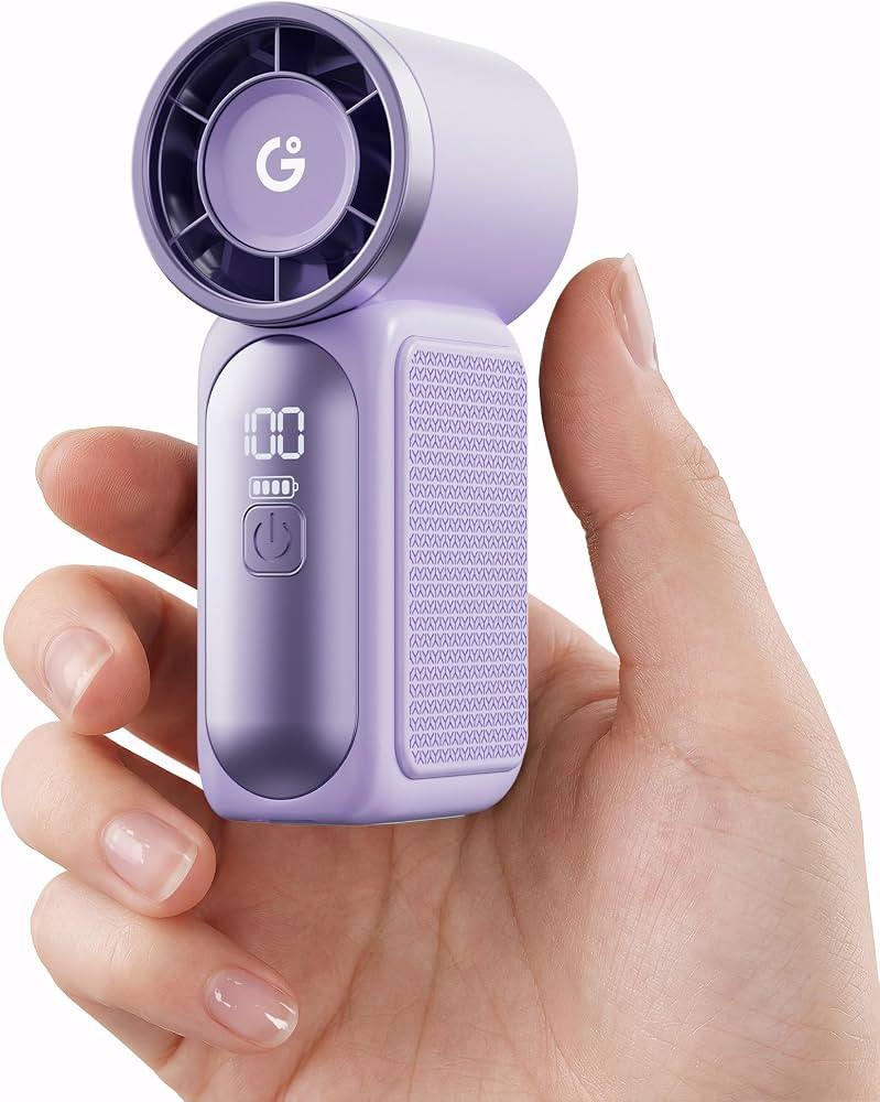 Gaiatop Portable Handheld Mini Fan, 6 Speeds 16900 RPM High Velocity Personal Fan with LED Displa... | Amazon (US)