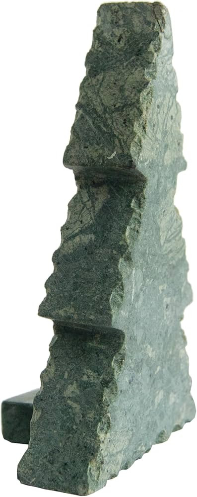 Creative Co-Op Standing Marble Tree Decor, Green | Amazon (US)