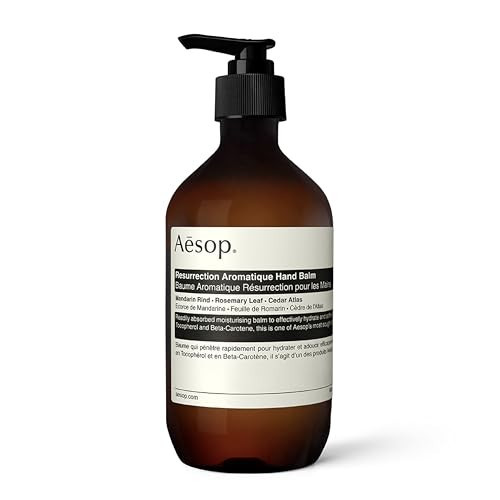 Aesop Resurrection Aromatique Hand Balm - Rich, Moisturizing Balm for Hands and Cuticles - Fragrant Botanicals and Skin-Softening Emollients - 16.9 oz | Amazon (US)