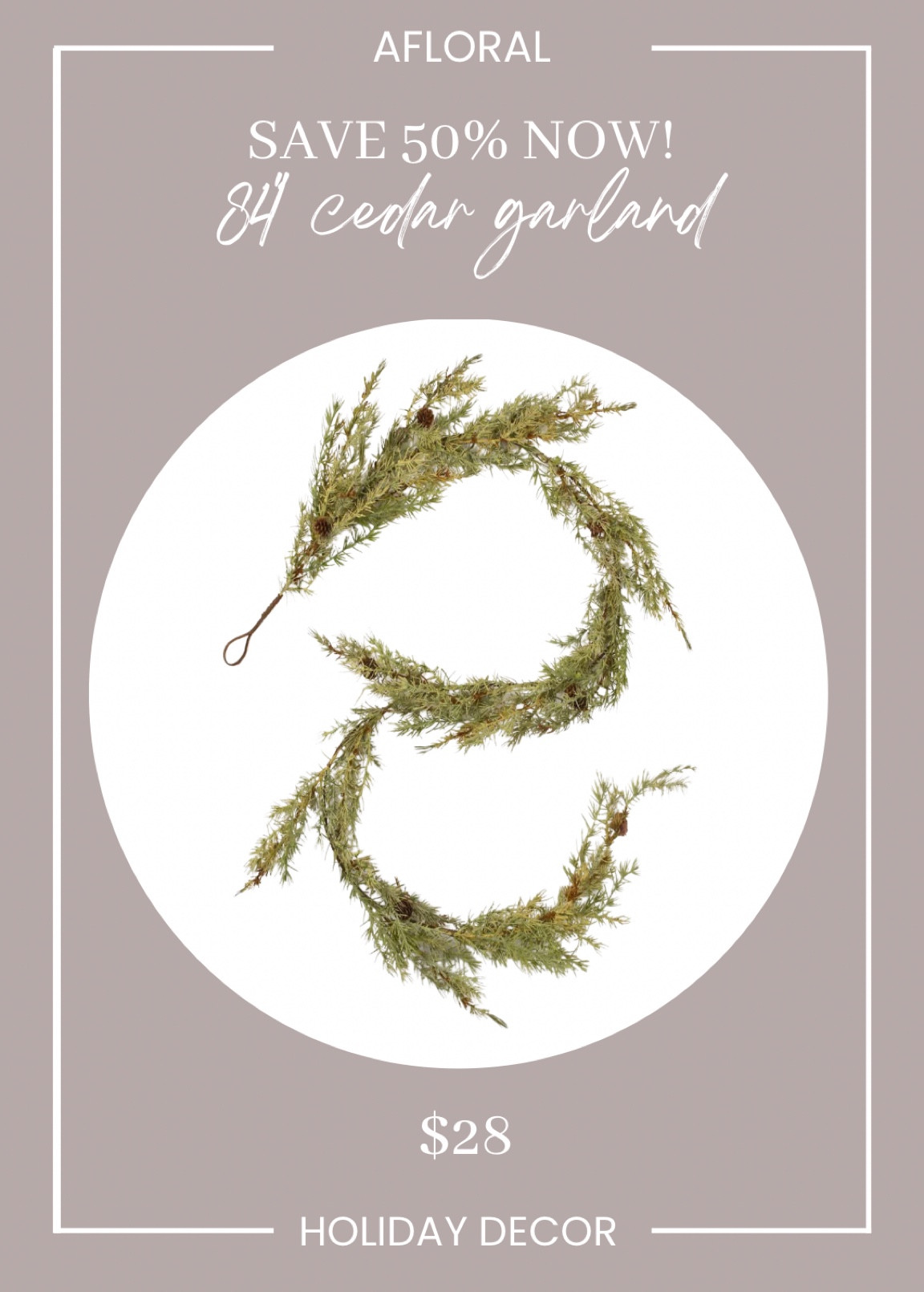 Faux Cedar garland sale, afloral, faux garland, Christmas decor, holiday decor, mantel decor 

#LTKSeasonal #LTKHoliday #LTKhome