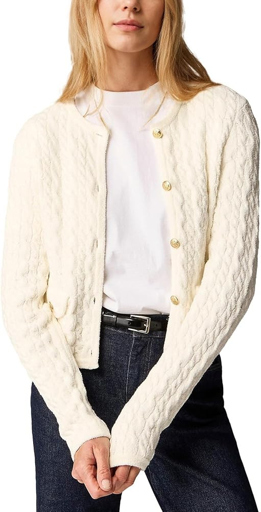 Ainangua Casual Cardigan Sweaters for Women Button Down Long Sleeve Knit Sweater Shirts Tops Open... | Amazon (US)