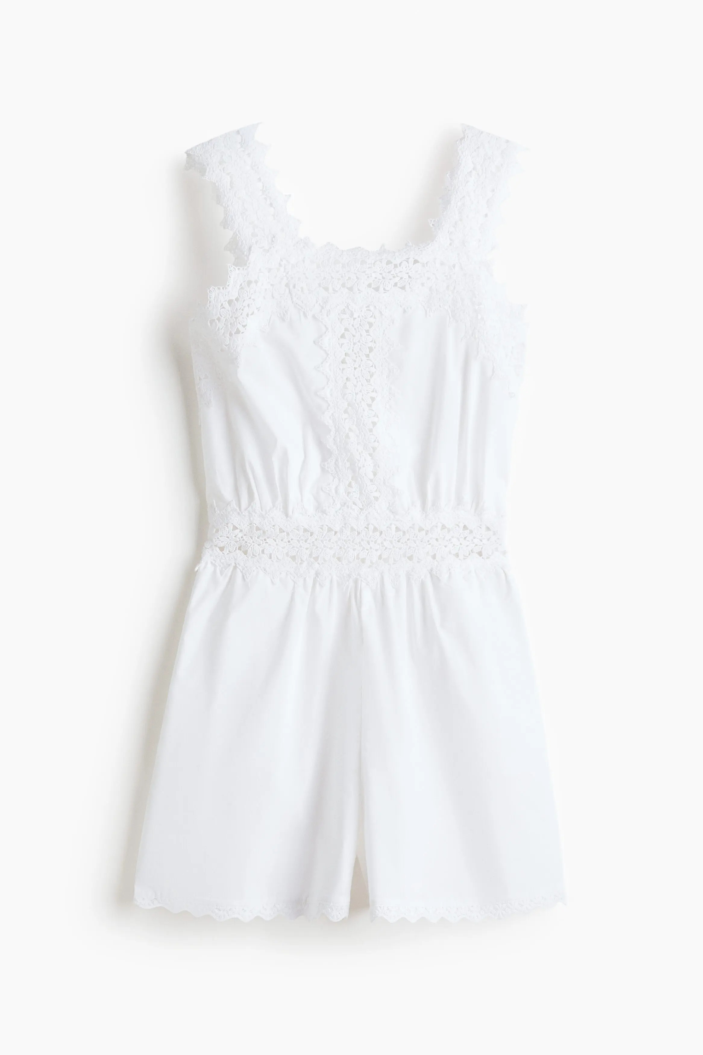 Lace-detail Cotton Playsuit (Women) | Nordstrom | Nordstrom