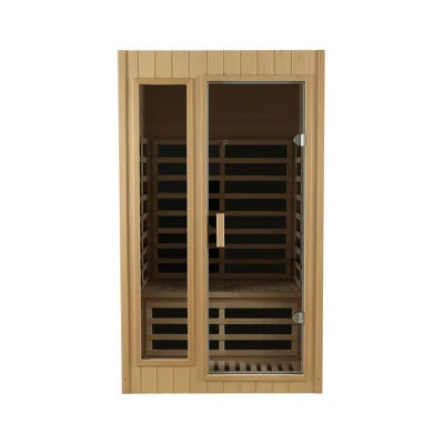 Hemlock Two-Person Far Infrared Roof Embedded Indoor Sauna Room | Wayfair North America