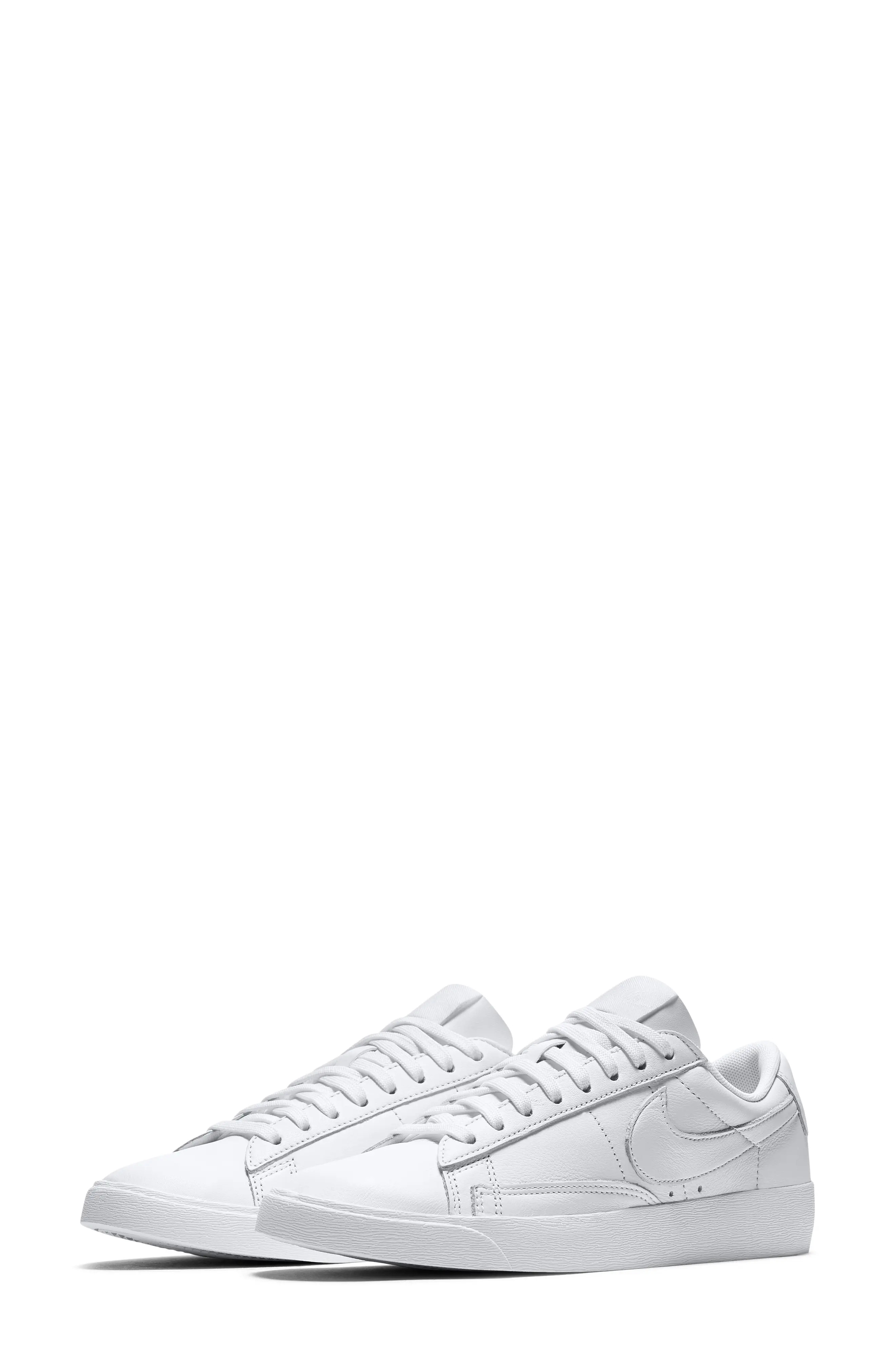 NIKE Blazer Low SE Sneaker in White/White/White at Nordstrom, Size 9.5 | Nordstrom