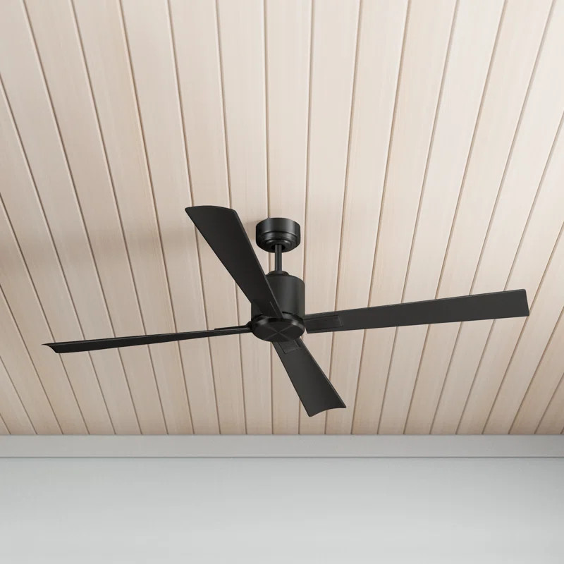 52'' Sheilds 4 - Blade Standard Ceiling Fan with Remote Control | Wayfair North America