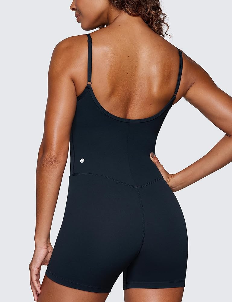 CRZ YOGA Butterluxe Cami Strap Rompers for Women - Adjustable Sleeveless One Piece Yoga Jumpsuits... | Amazon (US)