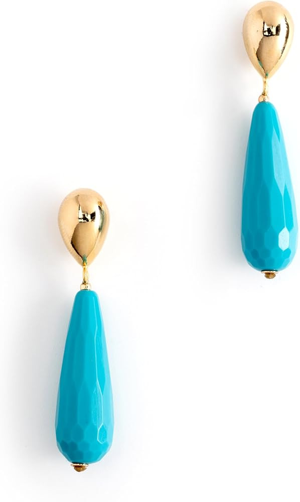 Linear Briolette Bead Drop Dangle Earrings - Choice of Colors | Amazon (US)