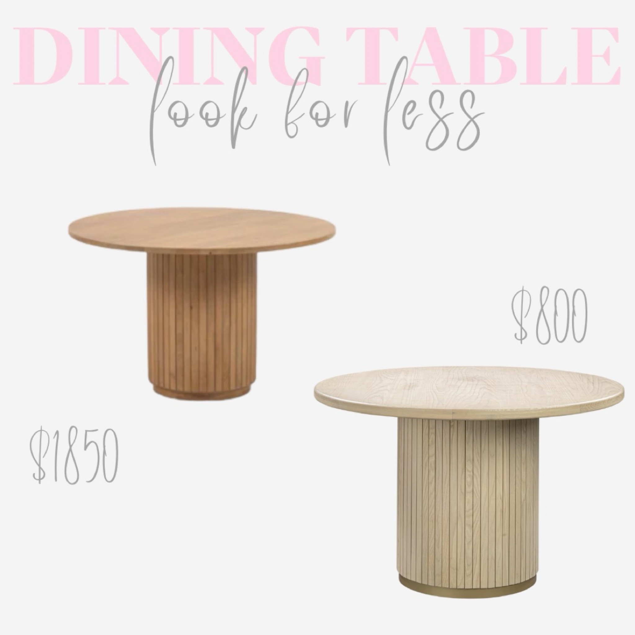 Dining room table look for less! 

#LTKhome