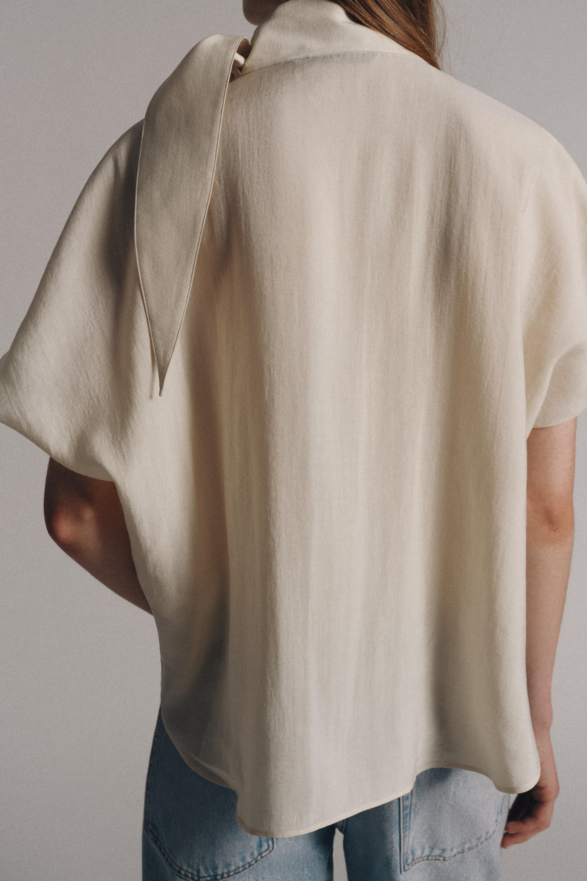 ZW COLLECTION FROG FASTENING SHIRT | Zara US