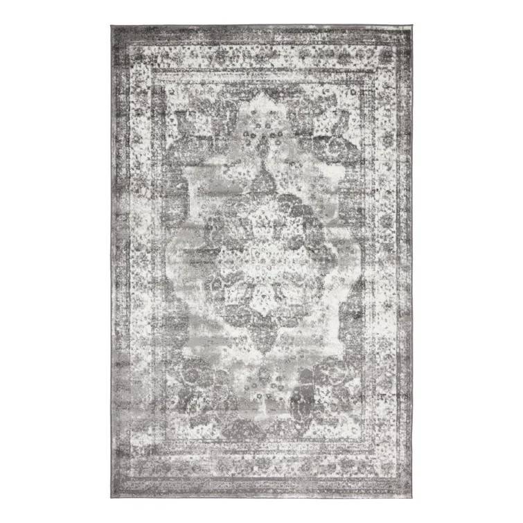Brandt Power Loom Performance Gray Rug | Wayfair North America