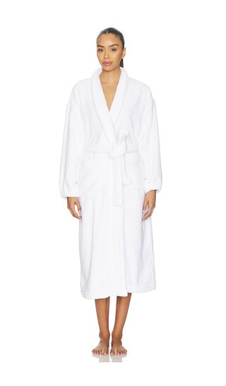 LUNYA Spa Terry Robe in White. - size XS/S | Revolve Clothing (Global)