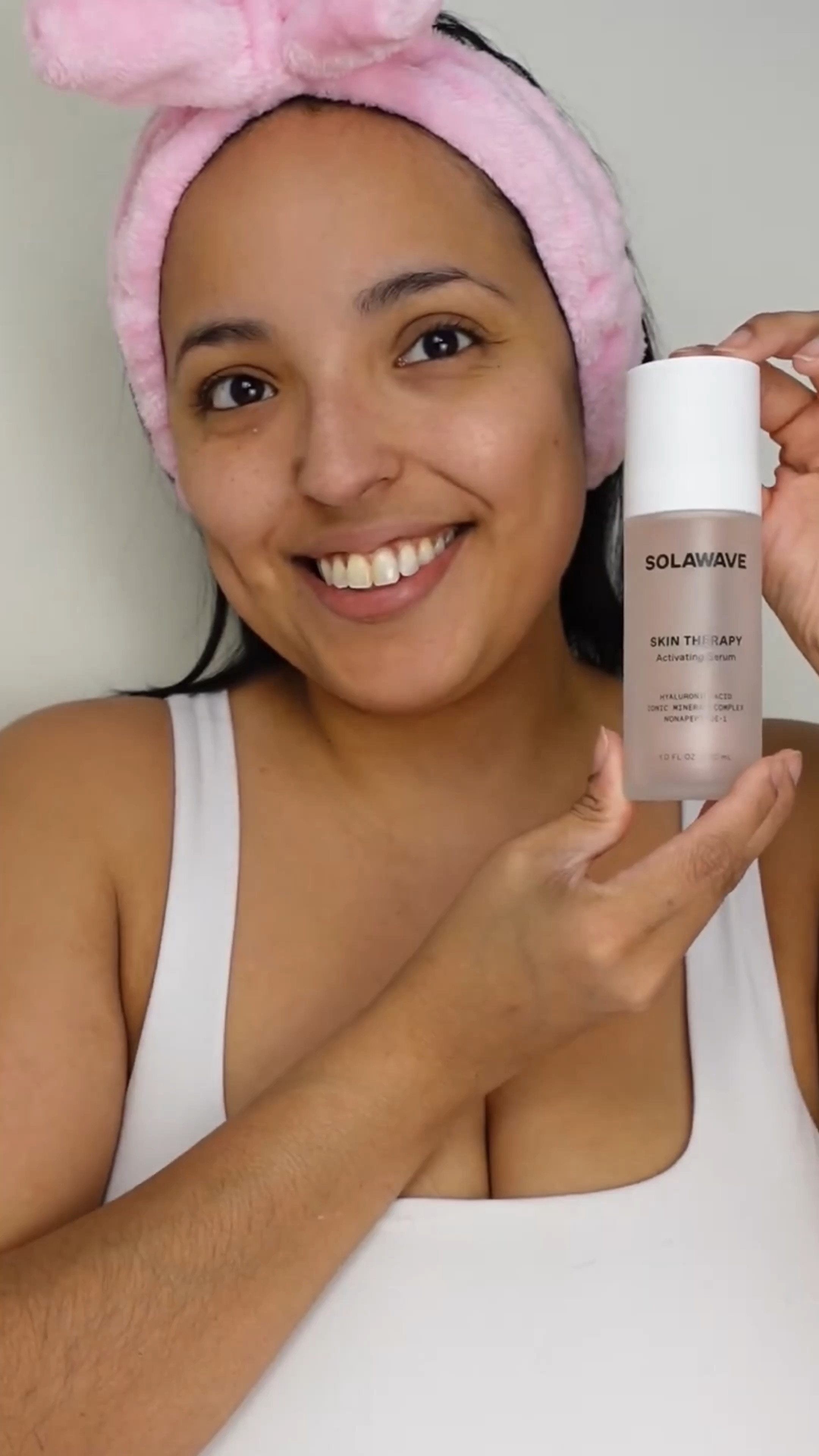 i’ve been on a solawave kick since I got this new serum. The blue serum that I had before. Smelled amazing, but I used it so quickly. this bottle seems to be lasting a lot longer and I feel that it absorbs into my skin better. 

#LTKbeauty #LTKVideo