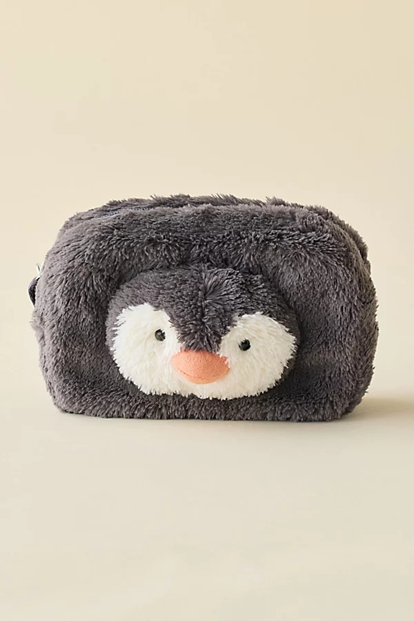 Jellycat Peanut Penguin Plushie Travel Pouch in Black, Women's at Urban Outfitters | Urban Outfitters (US and RoW)
