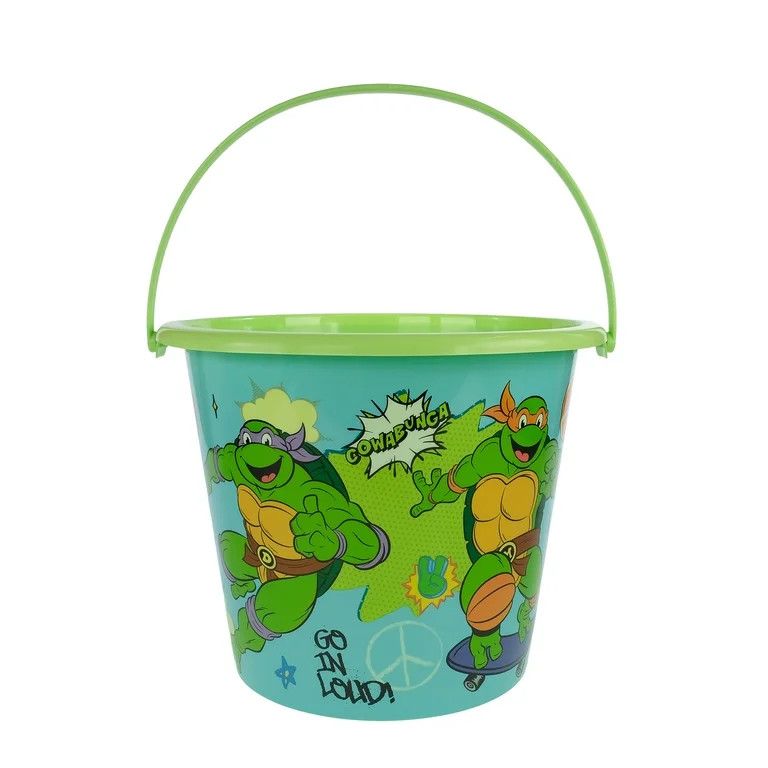 Teenage Mutant Ninja Turtle Plastic Jumbo Easter Basket Pail by Ruz Made with Recycled Plastic | Walmart (US)