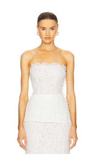 The Forever Audrey Lace Camisole in White | Revolve Clothing (Global)