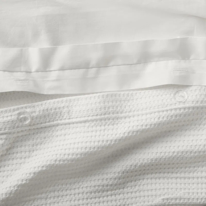 Felix Cotton Waffle Duvet Set | Wayfair North America