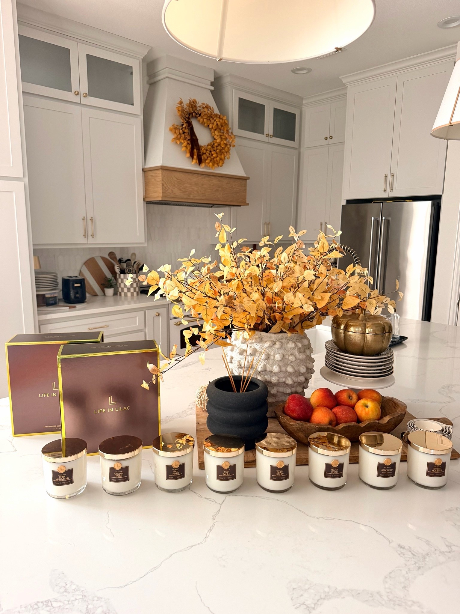 The BEST candles!! This fall collection is AMAZING! Sold in boxes of 4 or get all 8 for 40% off! These make perfect gifts as well!! 
.

#LTKSeasonal #LTKHome #LTKdayinmylife