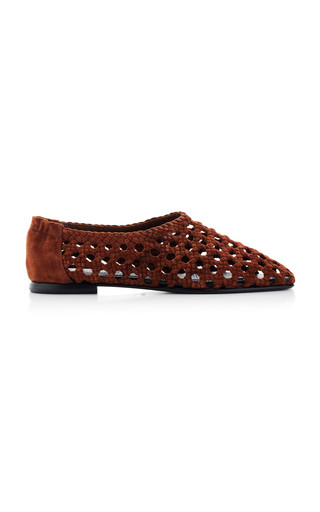 Eden Woven Suede Flats | Moda Operandi (Global)