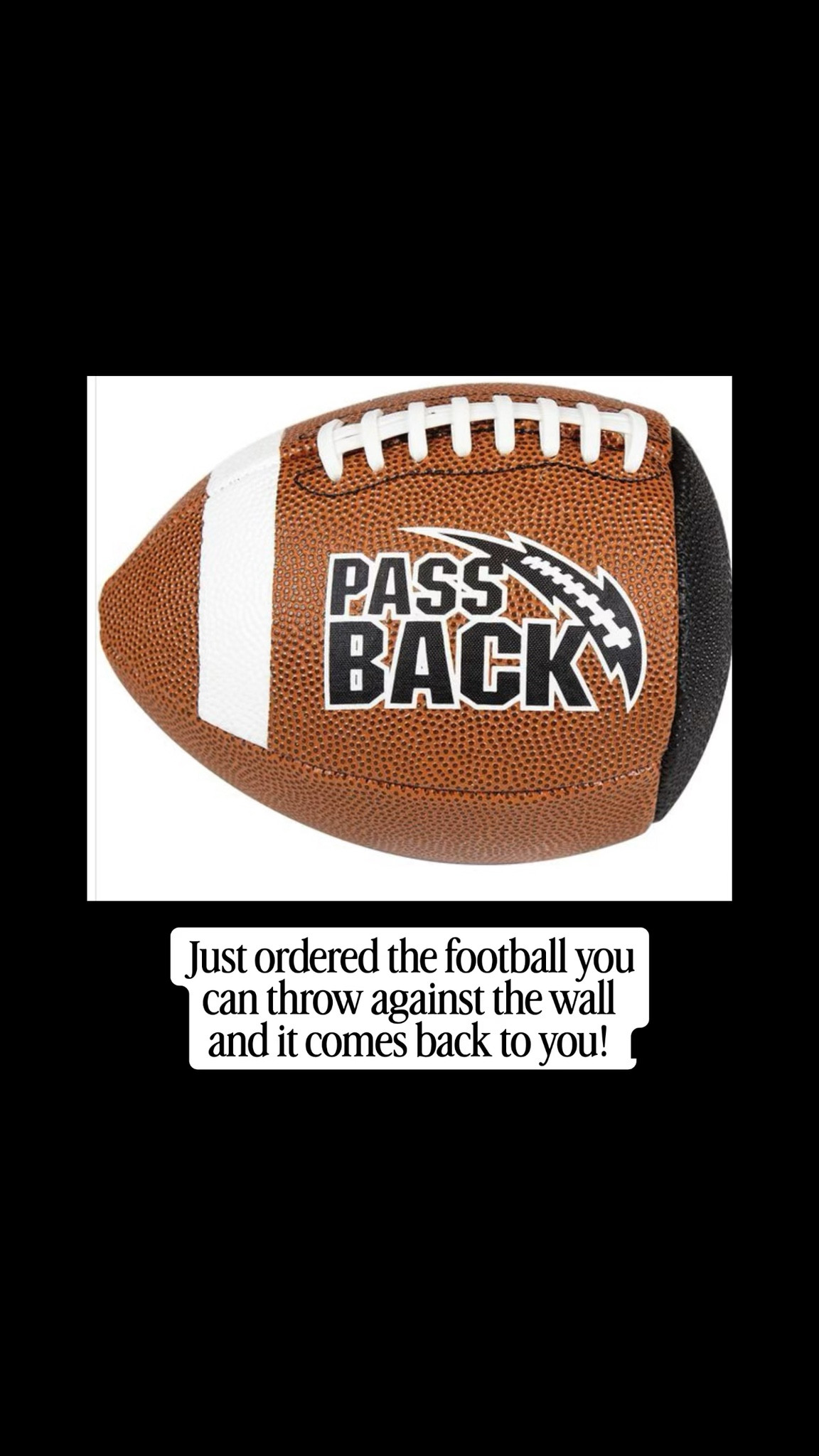 Last-minute Easter basket idea, ideas, I just bought this for my son. It’s a football you can spiral throw to the wall and it spirals back.  Comes in two sizes for ages 6 to 13 and ages 14+.

#ToysForFootballKids #FootballToys #KidsToys #GiftsForBoys #EasterBasketStuffers

#LTKKids #LTKActive