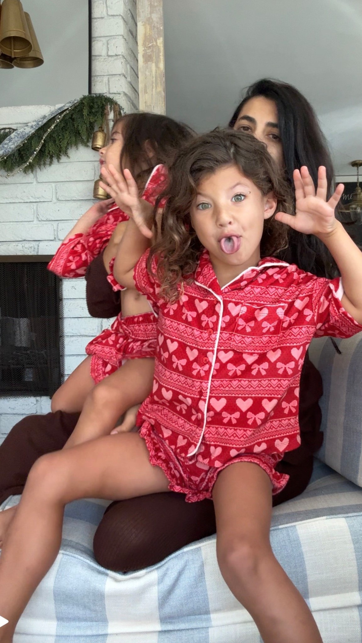 Girls wearing size XS