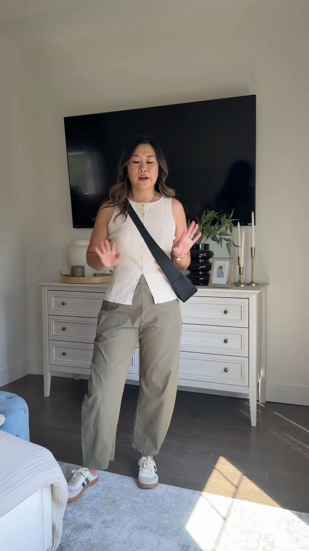 Love these barrel pants! So comfy!
Tank: Medium
Pants: Medium