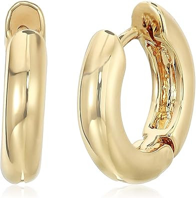 Anne Klein Women's Gold Huggie Hoop Earrings | Amazon (US)