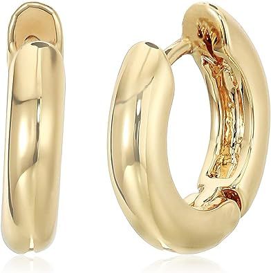 Anne Klein Women's Gold Huggie Hoop Earrings | Amazon (US)