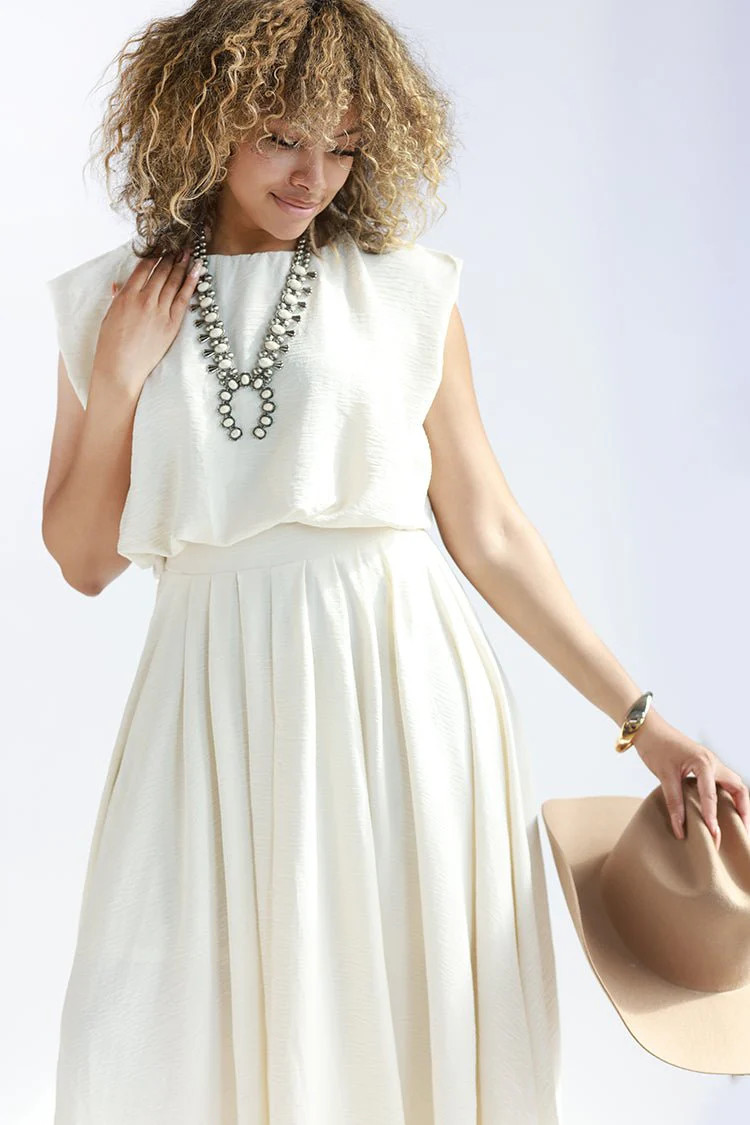 Ivory Squash Blossom Necklace | Flea Style