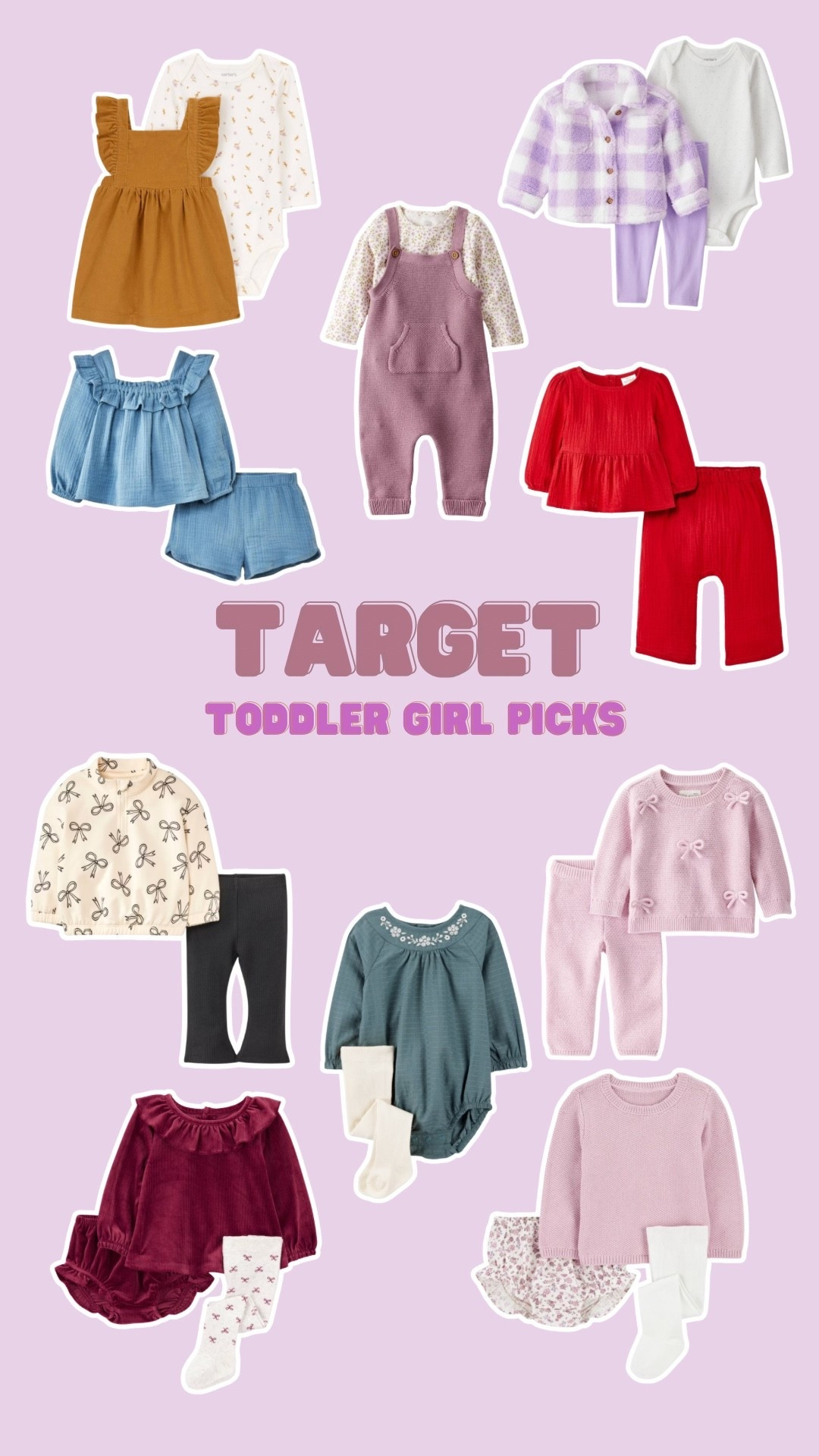 Toddler girl outfits from Target! Fall toddler girl outfits. Affordable toddler outfits. Little girl clothes. Holiday clothes  

#LTKGiftGuide #LTKHoliday #LTKKids